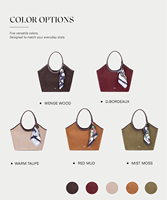 Nouveau sac hobo tendance en cuir PU de 14 pouces pour femme, super mignon, sac à bandoulière en PU avec fermeture éclair et décoration par écharpe en soie