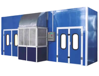 Four et cabine de peinture de voiture de chauffage électrique avec éclairage LED Taille personnalisable 30kw Puissance 220V/380V Marque XINYUAN