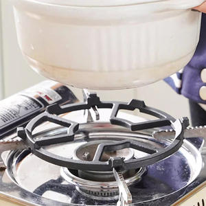 Soporte de estante de estufa de Gas de MOQ bajo Soporte de estufa de Gas <span class=keywords><strong>Universal</strong></span> <span class=keywords><strong>Olla</strong></span> pequeña <span class=keywords><strong>Olla</strong></span> de leche Estante antideslizante Estufa de cocina Estantes de ollas - Product Image 4