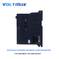 Variateur de fréquence solaire VOLTIQUE personnalisable de haute qualité pour pompe, contrôle vectoriel surchargeable, 1500W 220V monophasé/triphasé IP20, moteur 6000