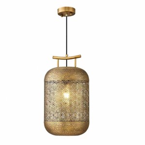 Hollow Retro LED Antique màu đồng ánh sáng mặt dây chuyền Arabic đèn chùm treo ánh sáng E27 phù hợp Ma-rốc đèn - Product Image 1