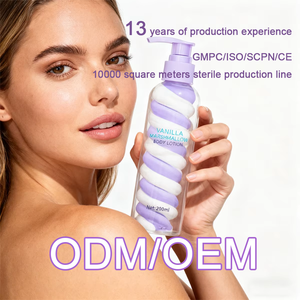 Crème hydratante pour le corps à l'acide hyaluronique naturel, label privé OEM, texture crème glacée, arc-en-ciel - Product Image 5