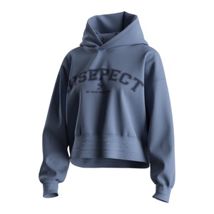 Ensembles de sweats à capuche courts élégants pour femmes, chauds et légers, conçus avec une coupe courte et tendance, idéaux pour un style streetwear. - Product Image 1