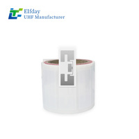 Etiquetas Electrónicas RFID UHF de Grado Industrial Elfday, Chip KM5 de 860-960 MHz, 70x30 mm, Gestión Eficiente de Inventario de Materiales en Rejilla, 6C