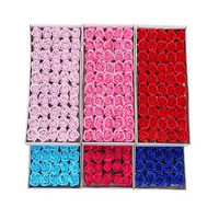 Boite de fleurs artificielles avec pétales de roses, 500 pièces, Art Floral, rouge, fleurs multicolores, pour un cadeau de saint-valentin, vente en gros