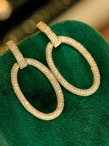 Pendientes de Diamantes de Oro de 18k de Lujo Xinfly, Joyería Hipoalergénica Duradera para Bodas y Ocasiones Especiales para Piel Sensible - Product Image 2