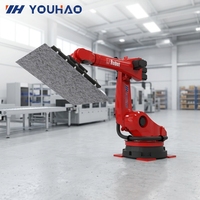YOUHAO Lengan Robot Palletizer Otomatis Kelas Makanan untuk Membongkar dan Memisahkan Pallet Kemasan Karton