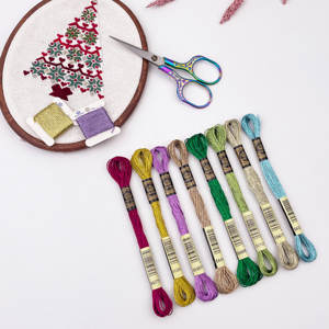 8m金属刺绣牙线通用29色十字绣刺绣手工编织线 - Product Image 1
