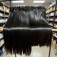 Échantillon Gratuit 8A 10A 12A 14A 16A 8 à 40 Pouces Cheveux Vietnamiens Bruts, Bundles de Cheveux Humains Vierges, Extensions de Cheveux Humains Double Tissé