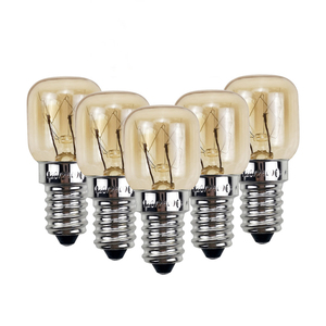 Ampoules incandescentes pour four et réfrigérateur T22 T25 E14s <span class=keywords><strong>15W</strong></span> 25W, matériau en verre résistant aux hautes températures - Product Image 5
