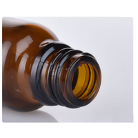 Ventes chaudes - Flacon d'huile essentielle en verre ambré de 5 ml, 10 ml, 15 ml, 30 ml avec bouchon compte-gouttes européen