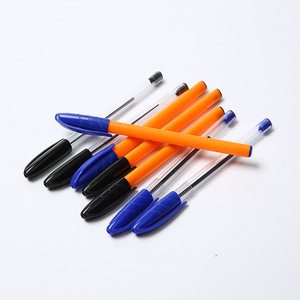 Stylo à bille simple en plastique personnalisé en vrac bon marché pour cadeaux de bureau d'usine promotionnels 1,0 mm Magasin à 1 dollar avec logo - Product Image 6