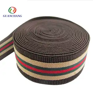 Purse Bantenna Manufacturer Used Shoes Woven Webbing Straps Rib Knit Shoes Pantone Color Custom Cheap Elastic Printed Polyester