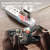 Kabel USB Type C Portabel PD 60W Pengisian Cepat Panjang 1m Kabel Data Pengisian Daya Ponsel