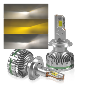 ใหม่4ท่อทองแดง140W <span class=keywords><strong>ไฟ</strong></span><span class=keywords><strong>ตัด</strong></span><span class=keywords><strong>หมอก</strong></span> LED สามสีไฟหน้ารถ <span class=keywords><strong>H11</strong></span> H4 3000K 4300K 6000K <span class=keywords><strong>ไฟ</strong></span>หน้า9005 - Product Image 1