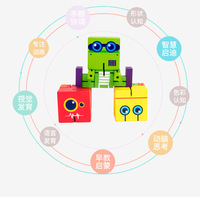 YUCI pabrik Kecil Magic mengubah bentuk mobil-shift Autobot distorsi mainan deformasi kayu berubah Robot kubus untuk anak-anak