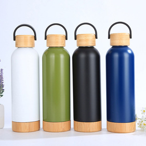 ขวดน้ำดื่มสแตนเลสขวดน้ำดื่มพร้อมฝาปิดใช้ซ้ำได้500มล. - Product Image 1