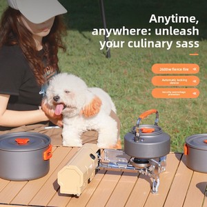 Réchaud à gaz butane portable pliable, très vendu, pour la cuisine en plein air et le camping - Product Image 6
