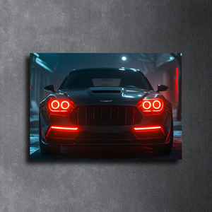 Póster acrílico de neón de coche de carreras moderno personalizado, decoración luminosa para interiores del hogar, exhibición de publicidad de Hotel de <span class=keywords><strong>boda</strong></span> para tiendas - Product Image 6