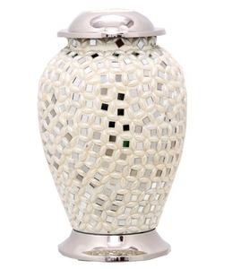 Urna de cremación de diseño de mosaico americano - Product Image 1