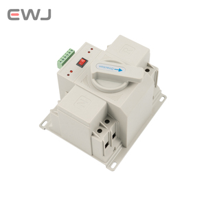 Interrupteur de transfert automatique monophasé 230V à double alimentation de type PC, <span class=keywords><strong>disjoncteur</strong></span> ATS 2P 63A, interrupteur électrique - Product Image 2
