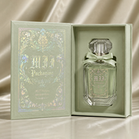 Boîte d'emballage de parfum personnalisée, boîtes rigides magnétiques en relief pour parfums, huiles essentielles, boîte de parfum en carton