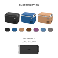 Compresseur à zone unique 40L Réfrigérateur congélateur portable pour voiture Petit réfrigérateur mobile de refroidissement pour camping randonnée et fêtes