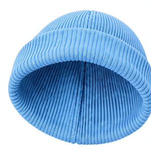 Gorros de Punto Cálidos para Mujer, con Etiqueta Personalizada Bordada, Gorros de Invierno con Borde, Gorros Lisos Acanalados, Suaves y Casuales para Otoño y Exteriores - Product Image 4