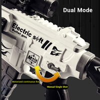 Pistola de Juguete Eléctrica Creativa M416 para Niños, Largo Alcance, Balas de Espuma y ABS, Nuevo Material Plástico para Niños