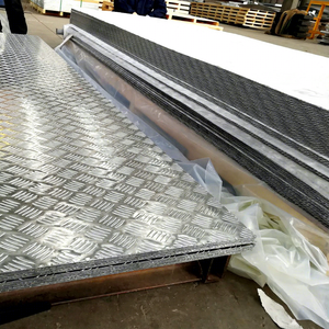 Tôle en aluminium à motif cinq nervures 5052 H114, épaisseur 1,6 mm, 2400x1200 mm - Product Image 3