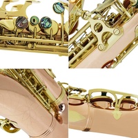 SEASOUND OEM Professional Soprano Saxophone Wind Instrument JYSS100PC Brass Curve Bell Foldable Adjustable BB Waterproof Case