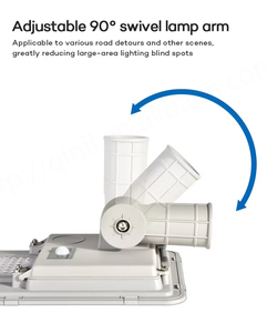 IP67ไฟถนน LED พลังงานแสงอาทิตย์100/200/300W ปรับแต่งพลังงานสูงสำหรับโซลูชันการให้แสงสว่างระดับพรีเมียมบนถนนกลางแจ้ง - Product Image 3