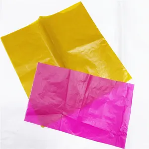 Untuk kerajinan kertas tisu warna Solid pencetakan kemasan kertas tisu keranjang mengisi