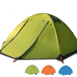 Tente ultralégère en toile Oxford, quatre saisons, double couche, type à armature droite, pour 2-4 personnes, respirante, une chambre, imperméable, anti-UV - Product Image 1