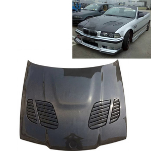 ฝากระโปรงหน้าคาร์บอนไฟเบอร์แท้สไตล์ <span class=keywords><strong>GTR</strong></span> พร้อมน็อต สำหรับ BMW M3 E36 <span class=keywords><strong>4</strong></span> <span class=keywords><strong>ประตู</strong></span> ปี 1992-2000 ชุดแต่งฝากระโปรงหน้า - Product Image 1
