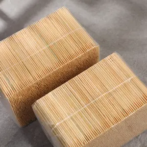 China Factory All Natural Eco Friendly Mao Bamboo Tooth Pick Biodegradable Disposable Bamboo Toothpick