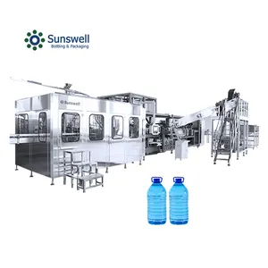 High Speed Drinking Water Packaging Machine 5L Water Filling Machine 3 in 1