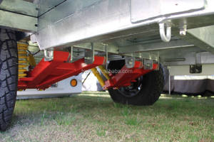 حار بيع مقطورة عربات سكنية عالية الصلابة إلى الأمام للطي الصين مقطورة - Product Image 5