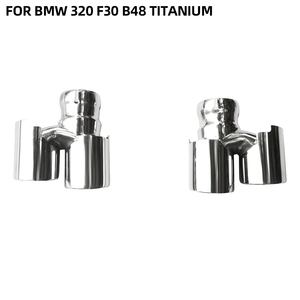 Sistema de Escape de Alto Rendimiento JYD con Tubo Recto Catback para <span class=keywords><strong>BMW</strong></span> <span class=keywords><strong>320</strong></span> F30 B48 2.0T 2012-2020, Aleación de Titanio, Salida Cuádruple - Product Image 5