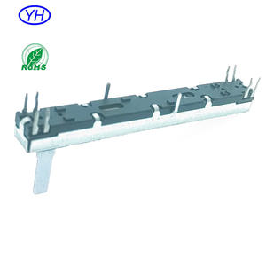 Yuwah โพเทนชิโอมิเตอร์แบบสไลด์10พิน10K ขนาด60มม. 10K สำหรับ SC6082GH RA6046F และเสียง - Product Image 3