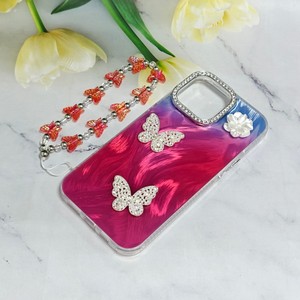 เคสโทรศัพท์มือถือสุดหรูสำหรับ <span class=keywords><strong>iPhone</strong></span> x XR <span class=keywords><strong>XS</strong></span> <span class=keywords><strong>MAX</strong></span> 11 12 13 14 15 16 17 PRO <span class=keywords><strong>MAX</strong></span> AIR Butterfly เคสโทรศัพท์มีโซ่ - Product Image 3