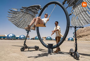 Scooter eléctrico para Kukirin T3 Modelo de aluminio de dos ruedas Scooter inteligente con batería de litio de 15.6Ah - Product Image 2