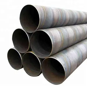Tubo in acciaio a spirale ASTM A252 API 5L X42 SSAW di grande diametro tubo in acciaio saldato al carbonio
