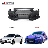Kit carrosserie adapté pour Mitsubishi Lancer EX, pare-chocs avant EVO et jupes latérales, kit carrosserie VARI, pare-chocs arrière VARIS. Améliorez la carrosserie.