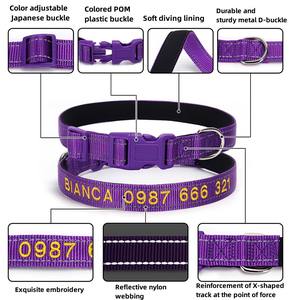 Kingtale-<span class=keywords><strong>Collar</strong></span> de servicio para perros, diseño de hebilla codificada en tamaños de 1 a 2, para prevenir accidentes, advierte a otros de su perro por adelantado - Product Image 3