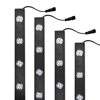 Lumière LED à points KCX, lumière LED à points de haute qualité pour extérieur, DC12V, D30mm, module UCS2904, lumières LED RGBW, lumières de piste permanentes en pierres précieuses