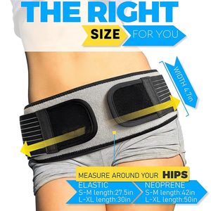 Sabuk pinggul wanita dan pria, sabuk pinggul wanita dan pria, meredakan sakit tulang punggung bawah dan kaki, sendi Anti selip dan Anti serabut - Product Image 5