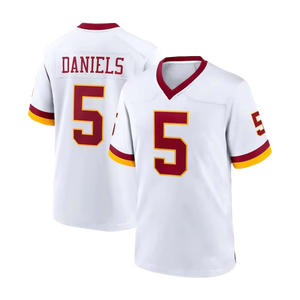 2026 Schneller Versand American Football Trikot 5 Jayden Daniels 1 Samuel 17 McLaurin Washington Herren und Jugend Besticktes Trikot - Product Image 2