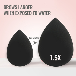 Éponge de maquillage sans latex grande taille, douce, en forme d'œuf, pour l'application de poudre, crème, fond de teint liquide et autres cosmétiques. - Product Image 3