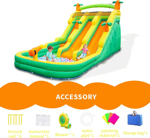 Avril Stock Promotion Usine Prix Commercial Toboggan Gonflable Maison de Rebond Toboggan Combo à vendre - Product Image 3